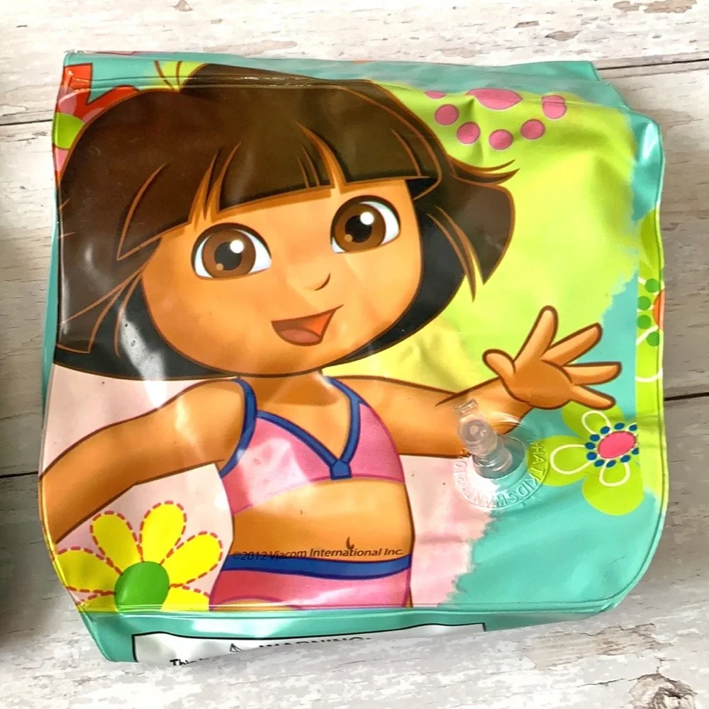 Kids Dora Arm Pool Floaties Pair of 2 Nickelodeon Summer Swim Toys Inflatable